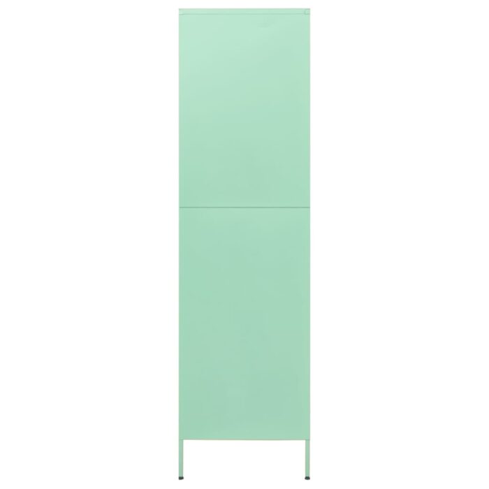 Garde-robe Vert menthe 90x50x180 cm Acier – Image 3