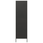 Garde-robe Anthracite 90x50x180 cm Acier – Image 3