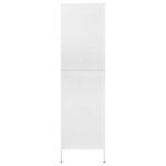 Garde-robe Blanc 90x50x180 cm Acier – Image 3