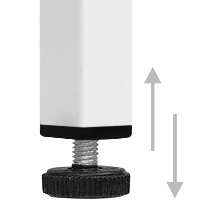 Garde-robe Blanc 90x50x180 cm Acier – Image 7