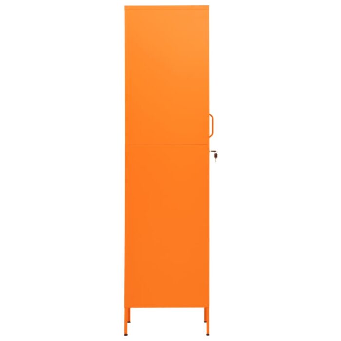 Armoire à casiers Orange 35x46x180 cm Acier – Image 2