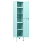 Armoire à casiers Vert menthe 35x46x180 cm Acier – Image 4