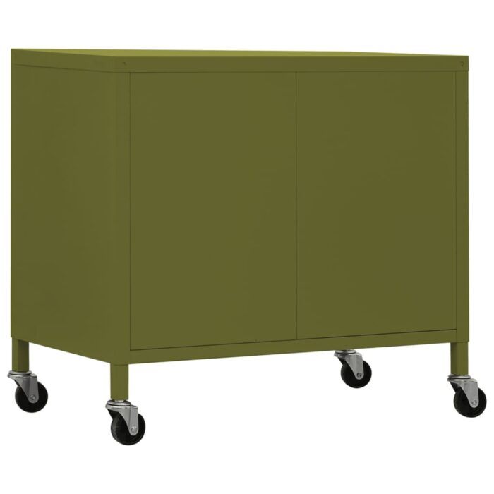 VXL8720286565735_g_en_hd_4.jpg Armoire de rangement Vert olive 60x35x56 cm Acier – Image 4