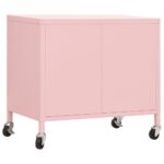 Armoire de rangement Rose 60x35x56 cm Acier – Image 4