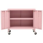 Armoire de rangement Rose 60x35x56 cm Acier – Image 5
