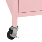 Armoire de rangement Rose 60x35x56 cm Acier – Image 6