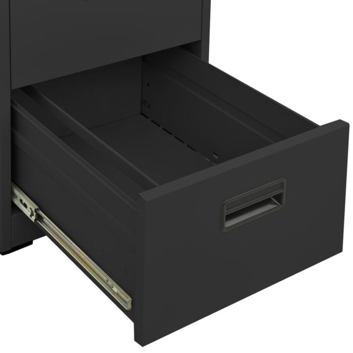 Classeur Anthracite 46x62x72,5 cm Acier – Image 7