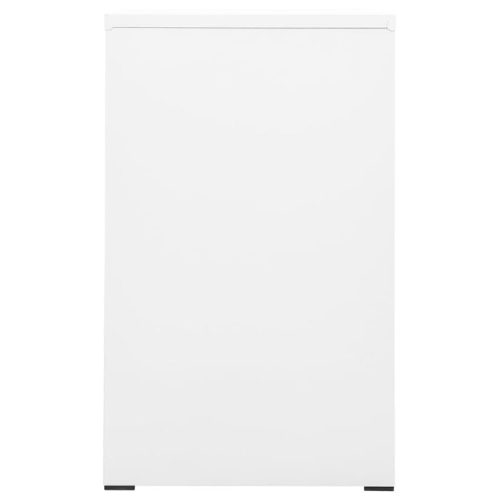Classeur Blanc 46x62x102,5 cm Acier – Image 5