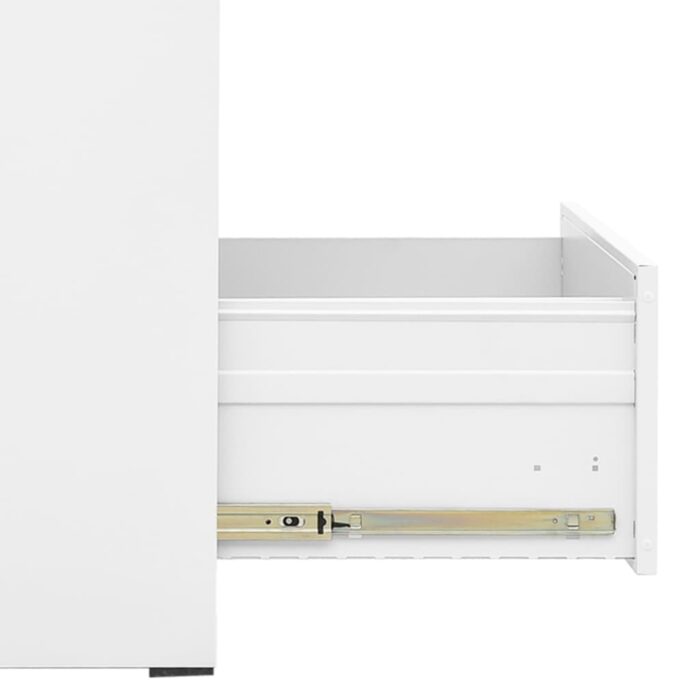 Classeur Blanc 46x62x102,5 cm Acier – Image 8