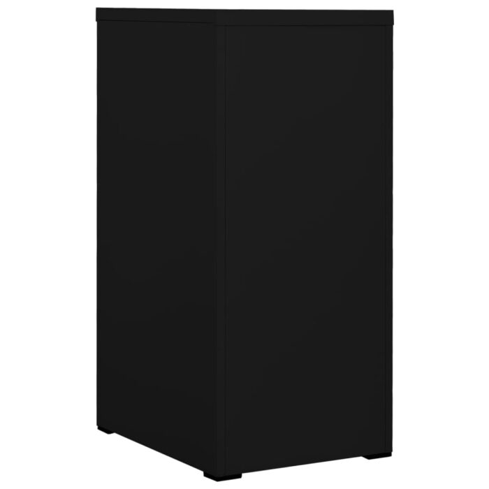 Classeur Noir 46x62x102,5 cm Acier – Image 4