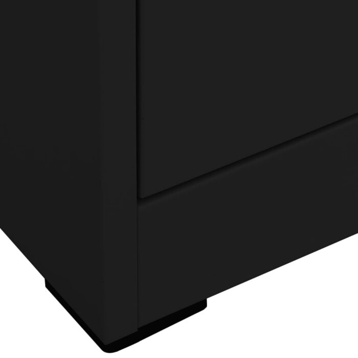 Classeur Noir 46x62x102,5 cm Acier – Image 6