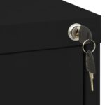 Classeur Noir 46x62x102,5 cm Acier – Image 7
