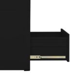 Classeur Noir 46x62x102,5 cm Acier – Image 8