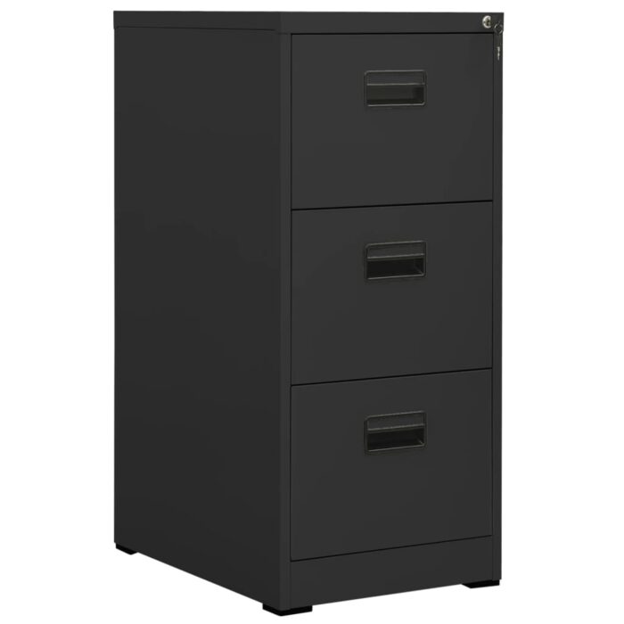 Classeur Anthracite 46x62x102,5 cm Acier – Image 1