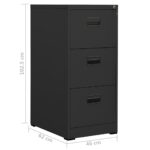 Classeur Anthracite 46x62x102,5 cm Acier – Image 10
