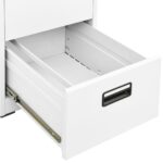 Classeur Blanc 46x62x133 cm Acier – Image 6