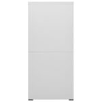 Classeur Gris clair 46x62x133 cm Acier – Image 2