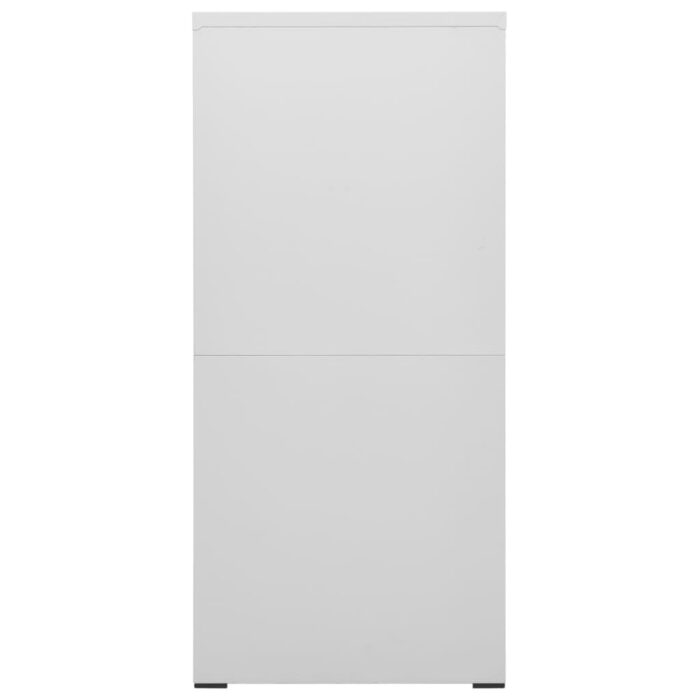 Classeur Gris clair 46x62x133 cm Acier – Image 2