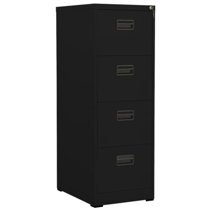 VXL8720286565926_a_en_hd_1.jpg Classeur Noir 46x62x133 cm Acier – Image 1