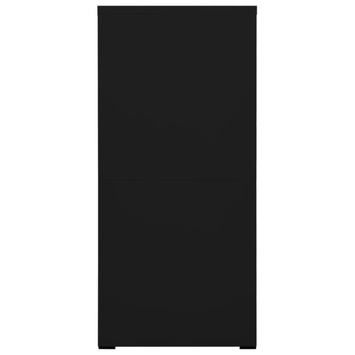 Classeur Noir 46x62x133 cm Acier – Image 4