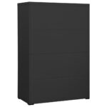 Classeur Anthracite 90x46x134 cm Acier – Image 4