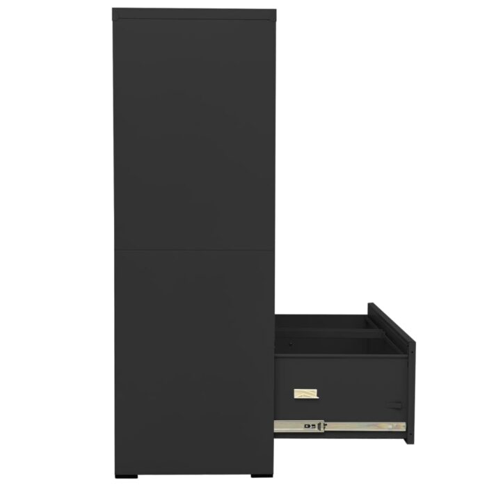 Classeur Anthracite 90x46x134 cm Acier – Image 6