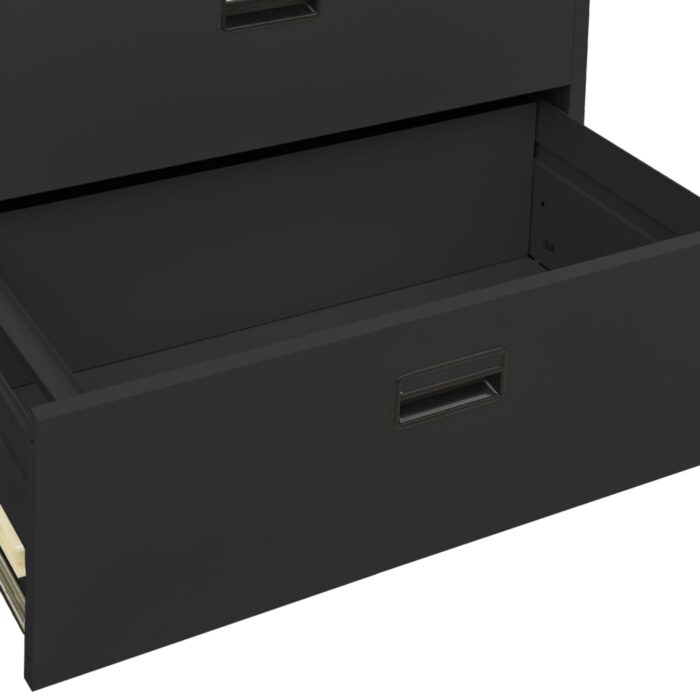Classeur Anthracite 90x46x134 cm Acier – Image 8