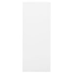 Armoire de bureau Blanc 90x40x102 cm Acier – Image 3