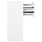 Armoire de bureau Blanc 90x40x102 cm Acier – Image 4