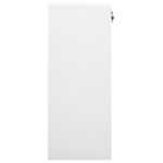 Armoire de bureau Blanc 90x40x102 cm Acier – Image 5