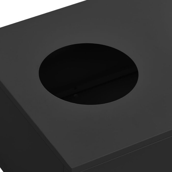 Boîte à fleurs de bureau Anthracite 90x40x23 cm Acier – Image 3