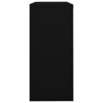 Armoire à portes coulissantes Noir 90x40x90 cm Acier – Image 4