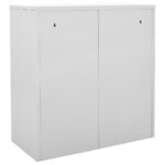 Armoire à casiers Gris clair 90x45x92,5 cm Acier – Image 4