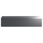 Tente de rangement 300x900 cm Acier Gris – Image 3