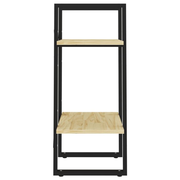 Bibliothèque à 2 niveaux 40x30x70 cm Bois de pin massif – Image 5