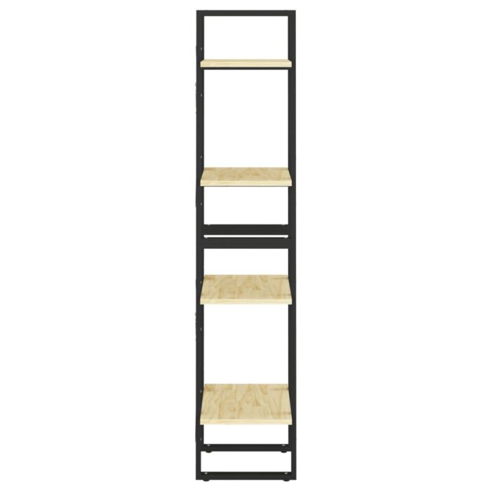 Bibliothèque à 4 niveaux 40x30x140 cm Bois de pin massif – Image 5