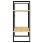 Bibliothèque à 2 niveaux 60x30x70 cm Bois de pin massif – Image 5