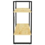 Bibliothèque à 2 niveaux 80x30x70 cm Bois de pin massif – Image 5