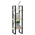 Bibliothèque à 3 niveaux 40x30x105 cm Bois de pin massif – Image 2