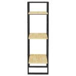 Bibliothèque à 3 niveaux 40x30x105 cm Bois de pin massif – Image 5