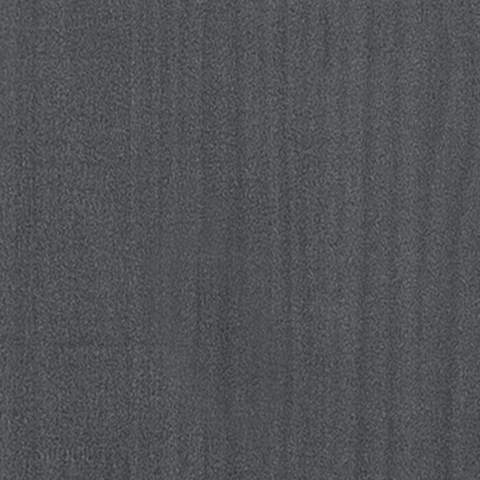 Bibliothèque à 3 niveaux Gris 40x30x105 cm Bois de pin massif – Image 3