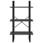 Étagère de rangement gris 60x30x105 cm bois d'ingénierie – Image 3