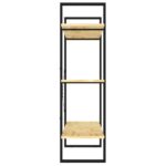 Bibliothèque à 3 niveaux 100x30x105 cm Bois de pin massif – Image 5