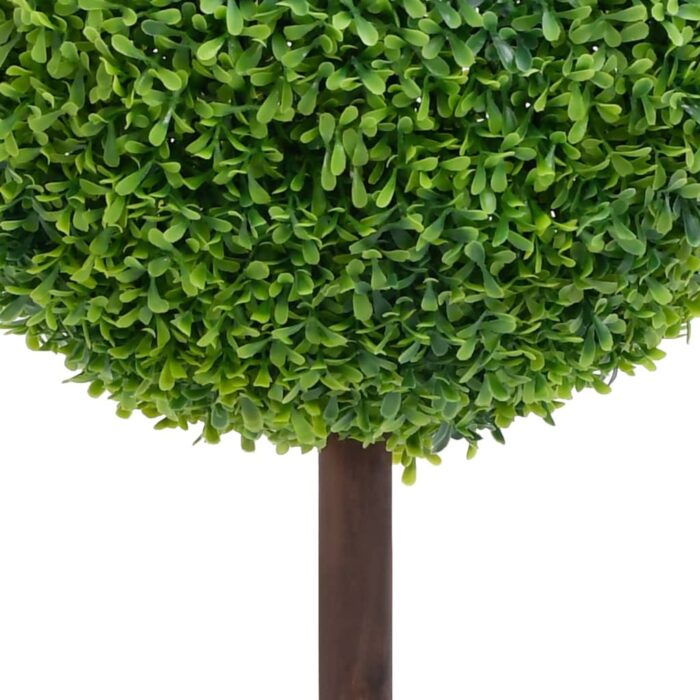 Plante de buis artificiel avec pot Forme de boule Vert 71 cm – Image 2