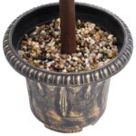 Plante de buis artificiel avec pot Forme de boule Vert 118 cm – Image 3