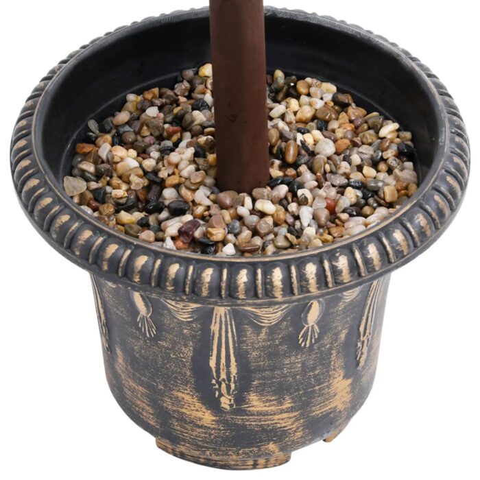 Plante de buis artificiel avec pot Forme de boule Vert 118 cm – Image 3