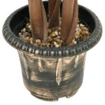 Plante de buis artificiel avec pot Forme de boule Vert 119 cm – Image 3