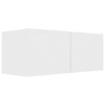 Meubles TV 4 pcs Blanc 80x30x30 cm Bois d'ingénierie – Image 3