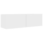 Meubles TV 4 pcs Blanc 100x30x30 cm Bois d'ingénierie – Image 3