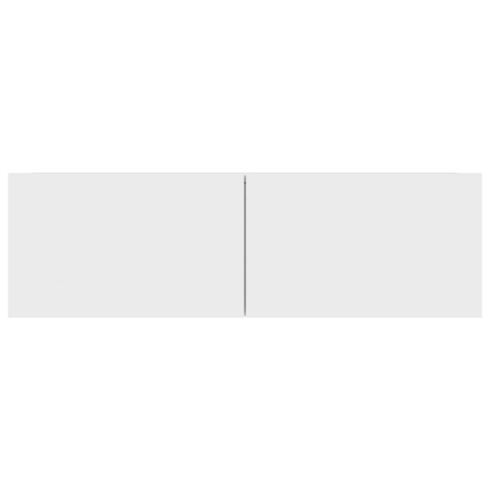 Meubles TV 4 pcs Blanc 100x30x30 cm Bois d'ingénierie – Image 4